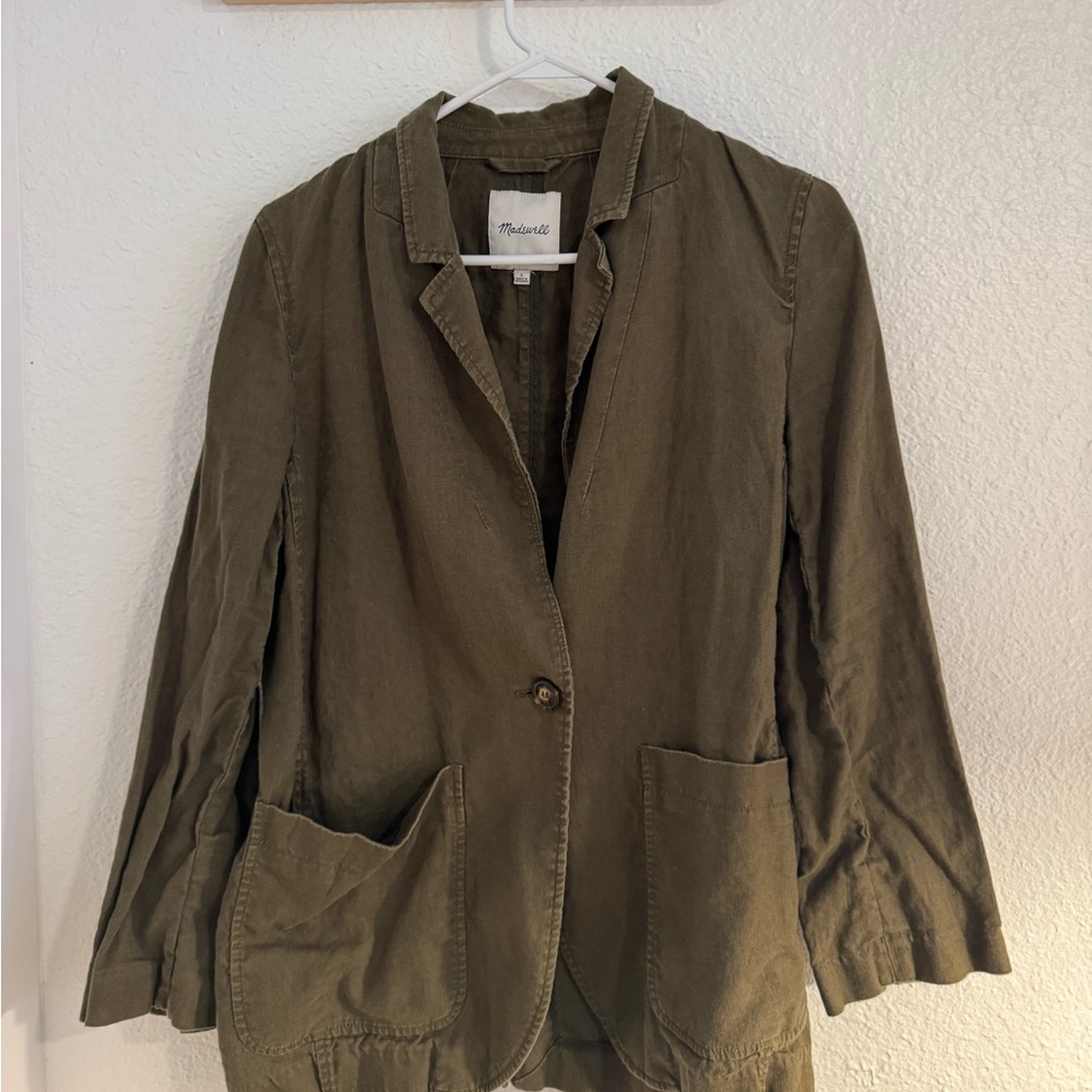 Madewell Linen Blazer